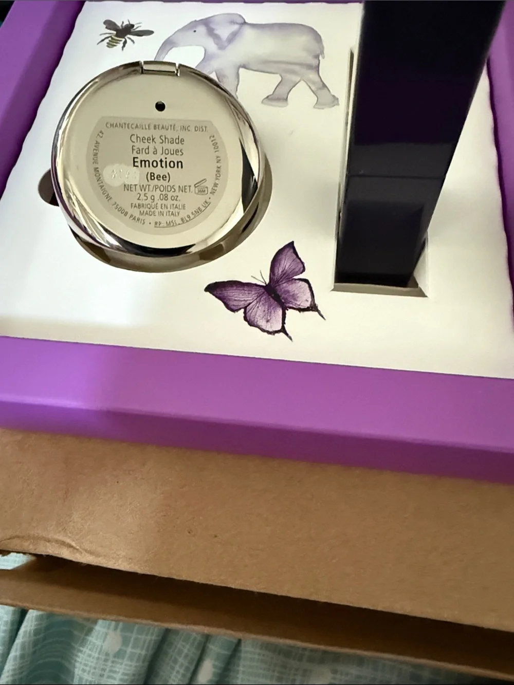 Chantecaille Wild Pairs, Blush in Emotion, Lip Veil in Impatiens